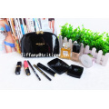 Cheap leather travel cosmetic bag/women toiletry bag/professional cosmetic makeup bag